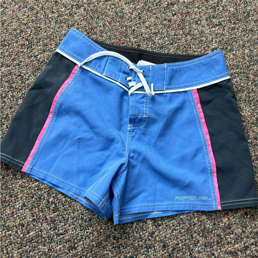 Rip Curl Blue and Pink Board Shorts